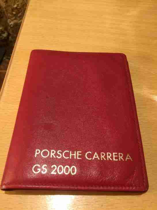Ledermappe Kleines Format Porsche Carrera Gs 2000 Oldtimer 356
