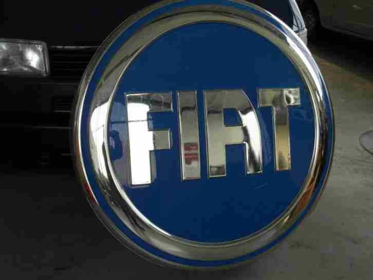 Leuchtrklame Werbeschild original Fiat 1, 30m