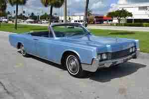 Lincoln Continental Convertibel Cabriolet 1966