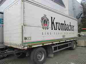 Lkw Anhänger Kraemer Krämer Geschlossener Kasten Schwenkwände (incl. Mwst)