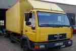 Lkw MAN L 2000 8 153, Koffer mit Ladebordwand TÜV ASU