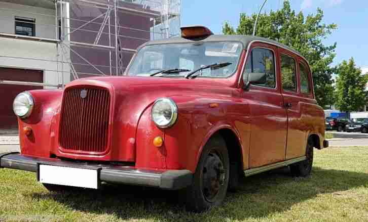 London Taxi Original FX4 Fairway in rot, RHD, Klassiker, Oldtimer