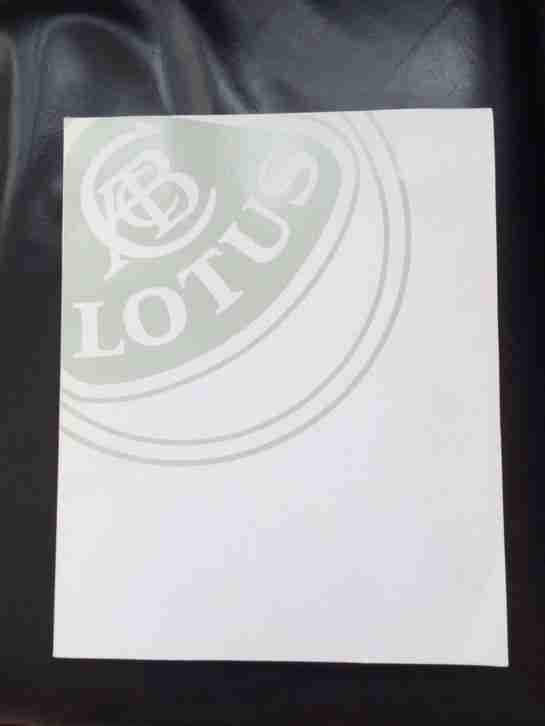 Lotus Elise Pressemappe etwa von zirka 1990