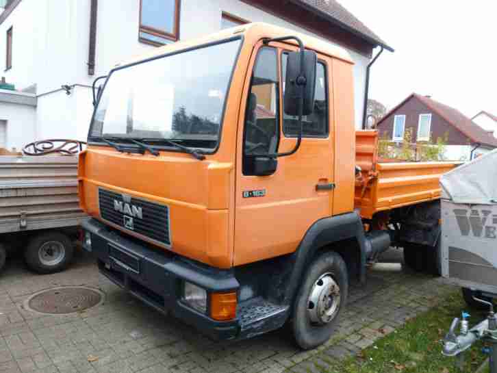 MAN 7,5t 3 Seiten Kipper