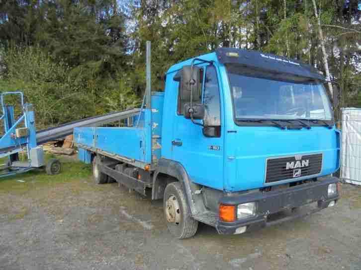 MAN 8.163 L200 Bj 98 mit Liftfunktion der HA, Pritsche