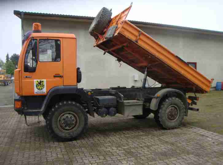 MAN 8.174 ALLRAD 3-s.Meiller Kipper, 4x4, EZ: 04/2000, 262 tkm, 1.Hand, 2xAHK