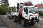 MAN Allradkipper mit 17m HIAB Ladekran mit Funk,