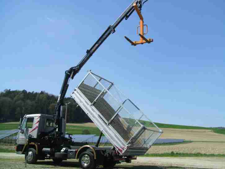 MAN L2000 Dreiseitenkipper mit Kran