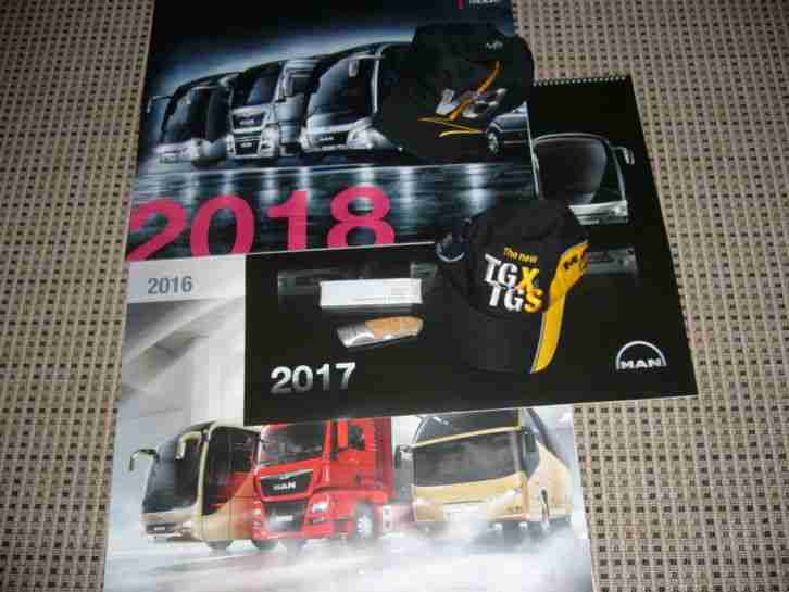 MAN LKW Geschenke Kalender Kappe