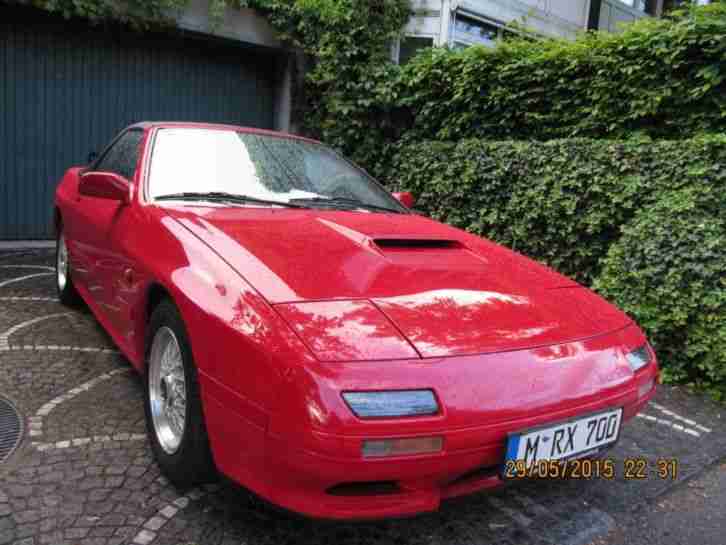 RX7 CABRIO ROT Orig.68000 Km Garage Wagen,