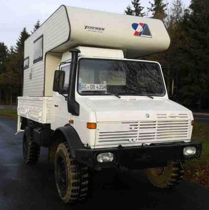 MB Unimog Expeditionsmobil Allrad Tischer Kabine
