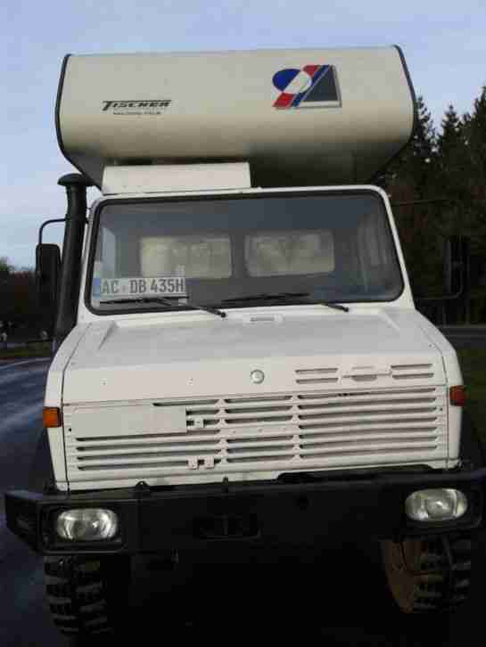 MB Unimog Expeditionsmobil Allrad Tischer-Kabine ABSETZBAR! TÜV am14.3.15 NEU!