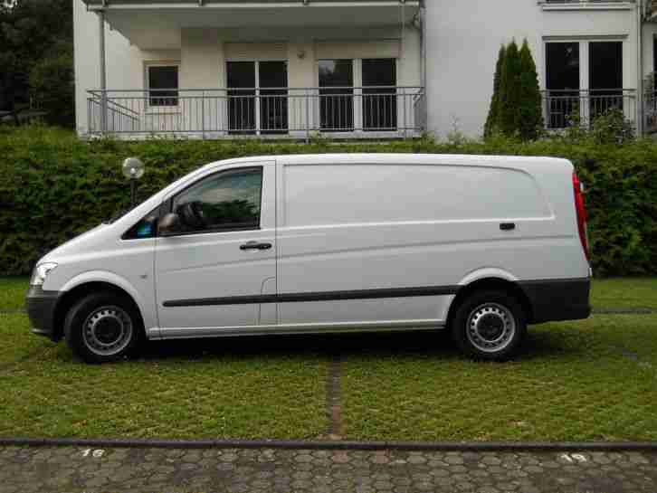 MB Vito 316 CDI, weiss, extralang, aufgelastet auf 3,2t, Anhängerkupplung