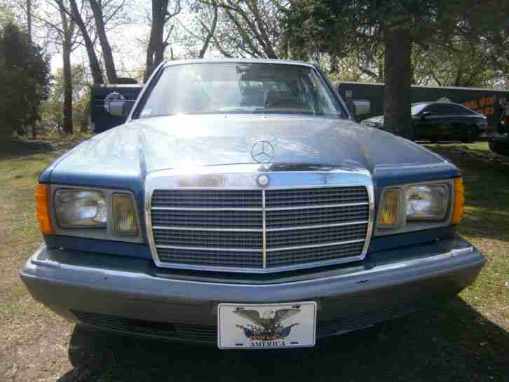 MERCEDES BENZ 300SD TURBO DIESEL 1984 S-KLASSE