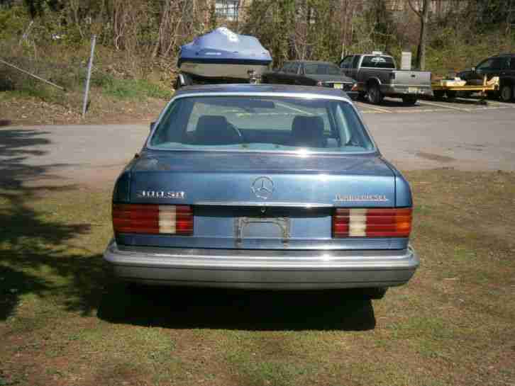 MERCEDES BENZ 300SD TURBO DIESEL 1984 S-KLASSE