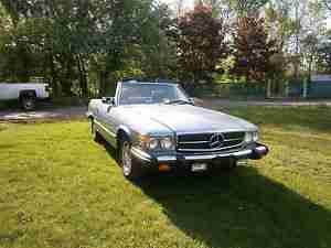 MERCEDES BENZ 380SL 1985 ORIGINALES AUTO AUS ERSTER HAND