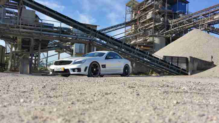 MERCEDES BENZ SL 500 - UNIKAT - 7-GANG - SL63 AMG OPTIK - BRABUS 20" / LENKRAD