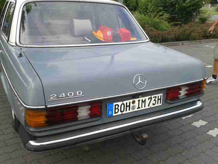 MERCEDES BENZ W123 240D Oldtimer H-zulassung BJ.1979 ,tüv neu