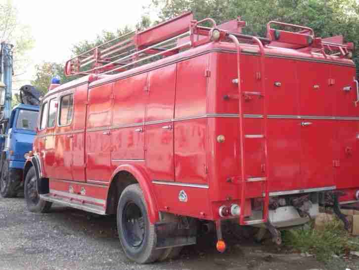 MERCEDES-Feuerwehrauto BJ 69 Oldtimer Voll Fahrbereit - Klassiker-Lieferung
