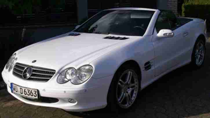 MERCEDES SL500 (R230), SCHECKHEFT, VOLLAUSSTATTUNG