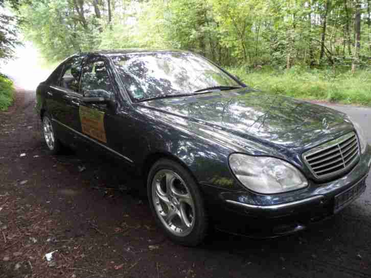 MERCEDES W220 S500 BJ99 KM 198 653 TÜV OKT 2016 FELGEN CL55