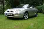 MG MGF Cabriolet 1.8i Cabrio silber schwarz Leder