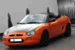 MG MGF in elektric orange Leder