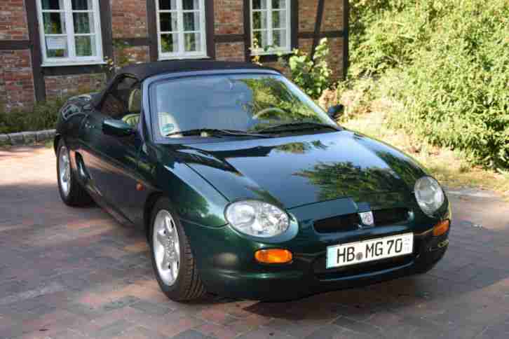 MGF 1. Serie British Racing Green Leder Beige mit