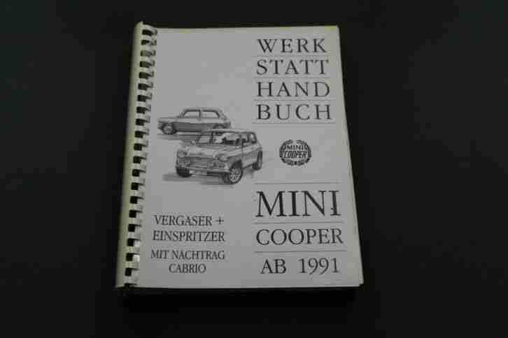 MINI Classic Werkstatthandbuch (D) HAYNES Restauration Repair Manuals (E)