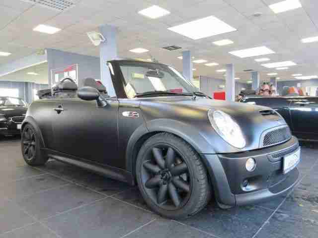 Cooper S Cabrio Xenon Leder Schwarz Matt