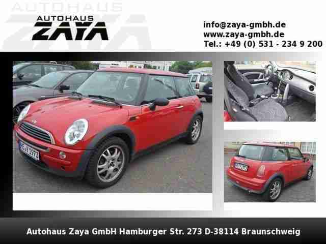 ONE 1.6 KLIMA ALUFELGEN SCHECKHEFT