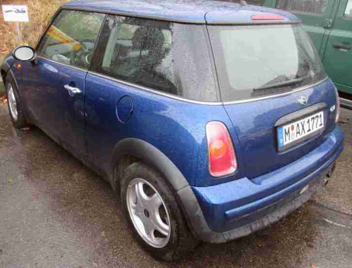 MINI ONE 2004 UNFALL rechts HU 5/16,104`km 2.Hd, ATGetriebe,Kupplung neu,MÜNCHEN