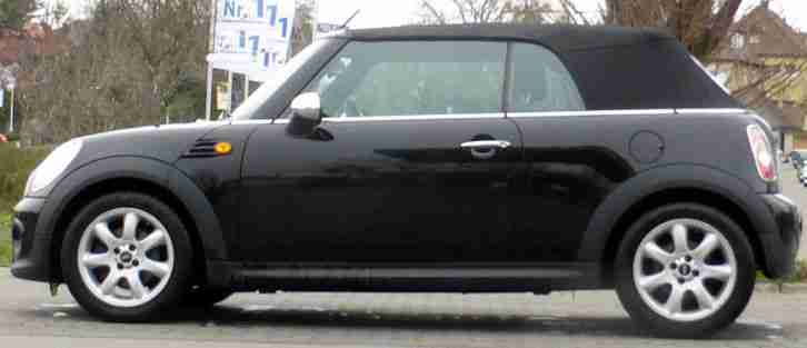 MINI One Cabrio -98PS- EZ 2011- Service NEU-TÜV 2017 -59000 km- PDC-Klima-16Zoll