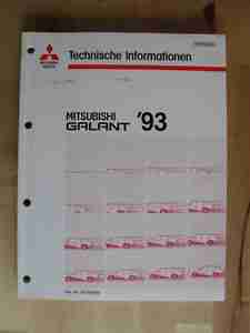 MITSUBISHI Galant ´93 – Technische