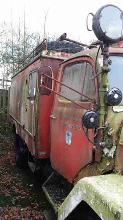 Magirus Deutz F Mercur 125A 4x4 Allrad Feuerwehr-Oldtimer Bj.1962 tausch möglich