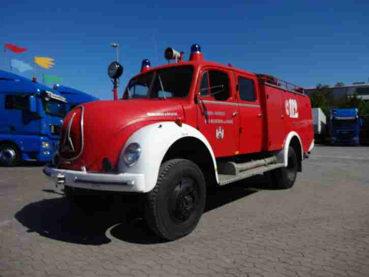 Magirus Deutz F Mercur 125A RUND 4x4 Allrad Feuerwehr