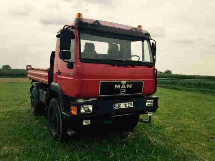 Man Kipper Allrad 10.224 Abgelastet 7,49t