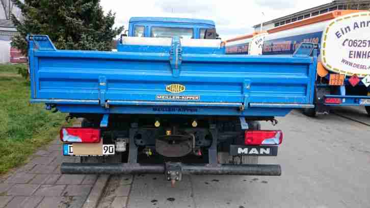 Man TGL 8.210 4x2 dreiseitenkipper mit dreiseitenkippanhänger