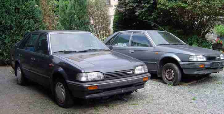 Mazda 323 (J),Fahrbereit ohne Tüv,1988 +gleiches Modell zum Ausschlachten 1988