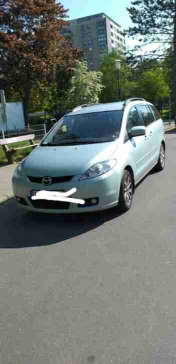 Mazda 5 2.0 CD DPF Exclusive eismeerblau mit 7 Sitzen