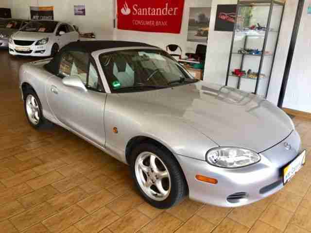 Mazda MX-5 1.6i 16V Silver Blues++Leder++Klima++1.Hand