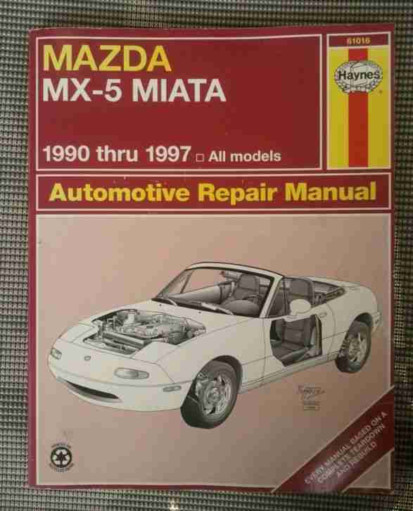 Mazda MX 5 Miata Reparaturanleitung