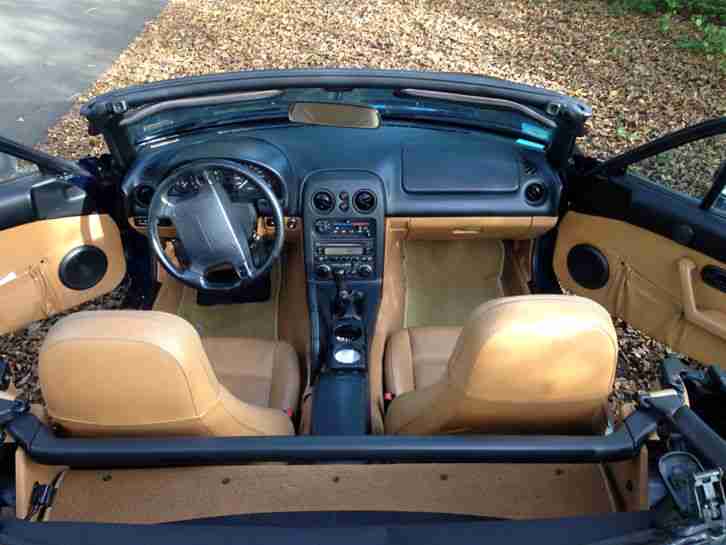 Mazda MX-5 NA, 131 PS, 1.8, Montego Blue, kanadischer Miata, Leder, unverbastelt