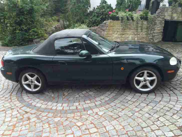 Mazda MX-5 NB Nardi, grün, BJ 98, voll fahrbereit, 8-fach bereift, Rostbefall