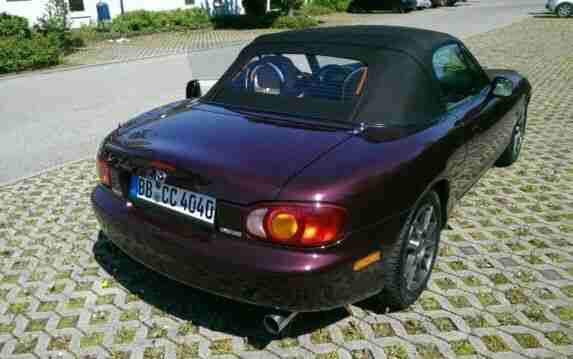 Mazda MX5 CABRIO NB EZ5/2000 Sondermodell Miracle weinrot Metallic