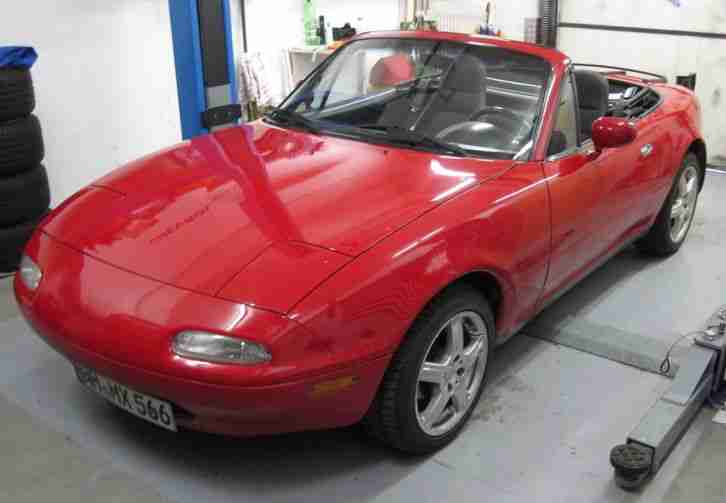 Mazda MX5 NA - Cabrio Coupe Roadster - Gewindefahrwerk - HU 08.2015 - gepflegt