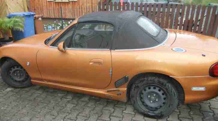 Mazda MX5 NA samba metallic lackierung, tiefer, EZ 98, TÜV 2017! 113.000 km