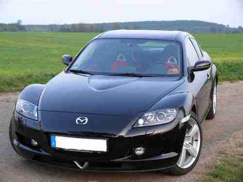 Mazda RX-8, Revolution, 170 KW, Traumfarbe schwarz, TOP TÜV Neu bis 04/2015