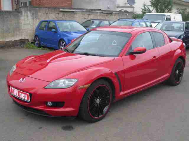 RX 8 Revolution NAVI LEDER ROT TEMPOMAT