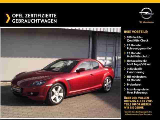 RX 8 Revolution Xenon, Klimaaut, Leder, Alarmanl